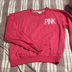PINK crew neck sweatshirt